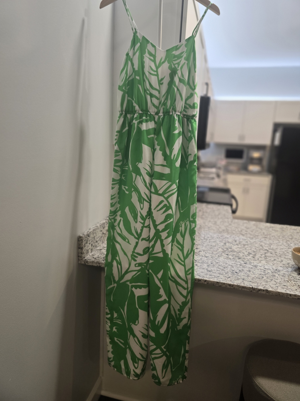 NWT Lilly Pulitzer for Target Green Palm Jumpsuit Small 2015